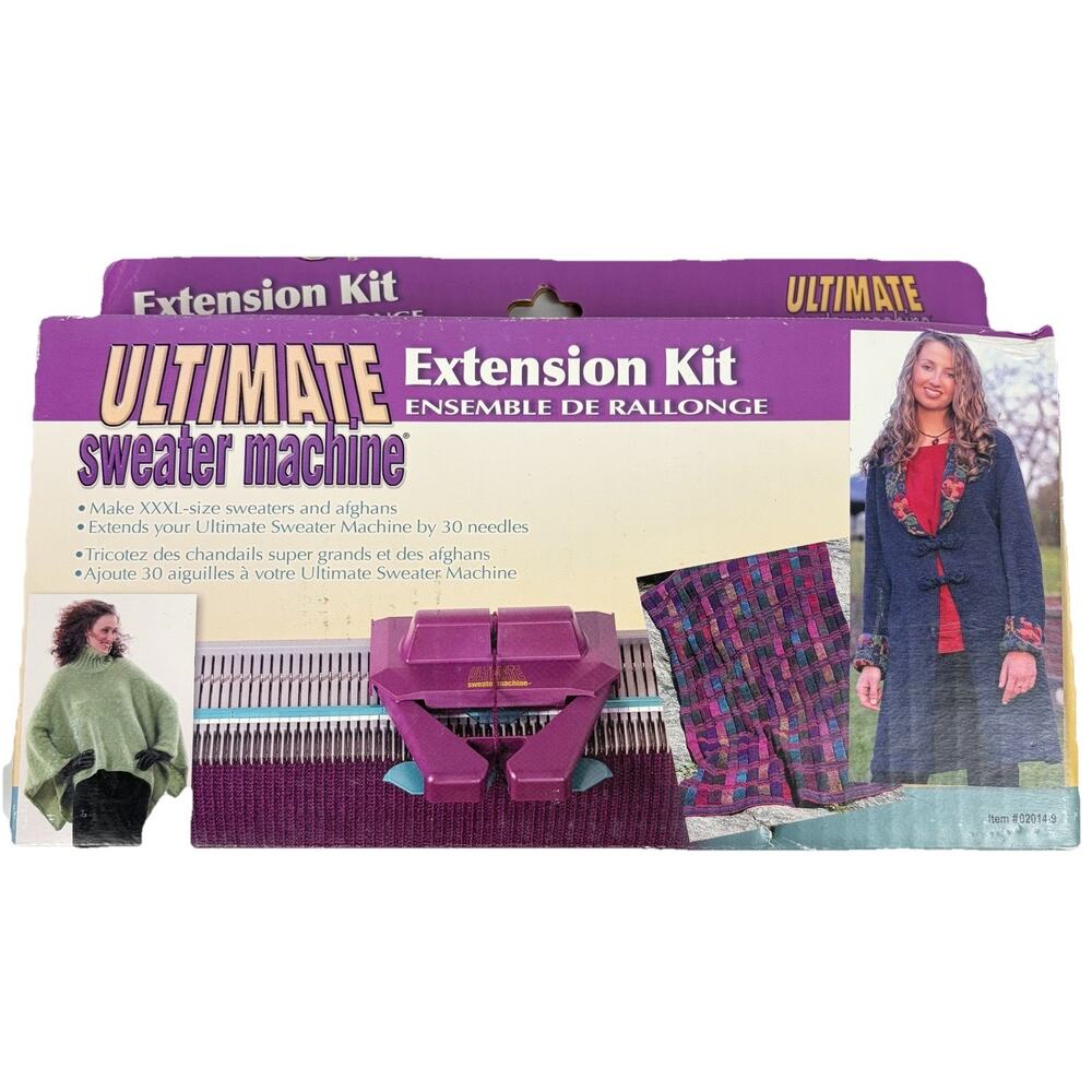 Bond Ultimate Sweater Machine Knitting Machine Extension Kit Complete NEW